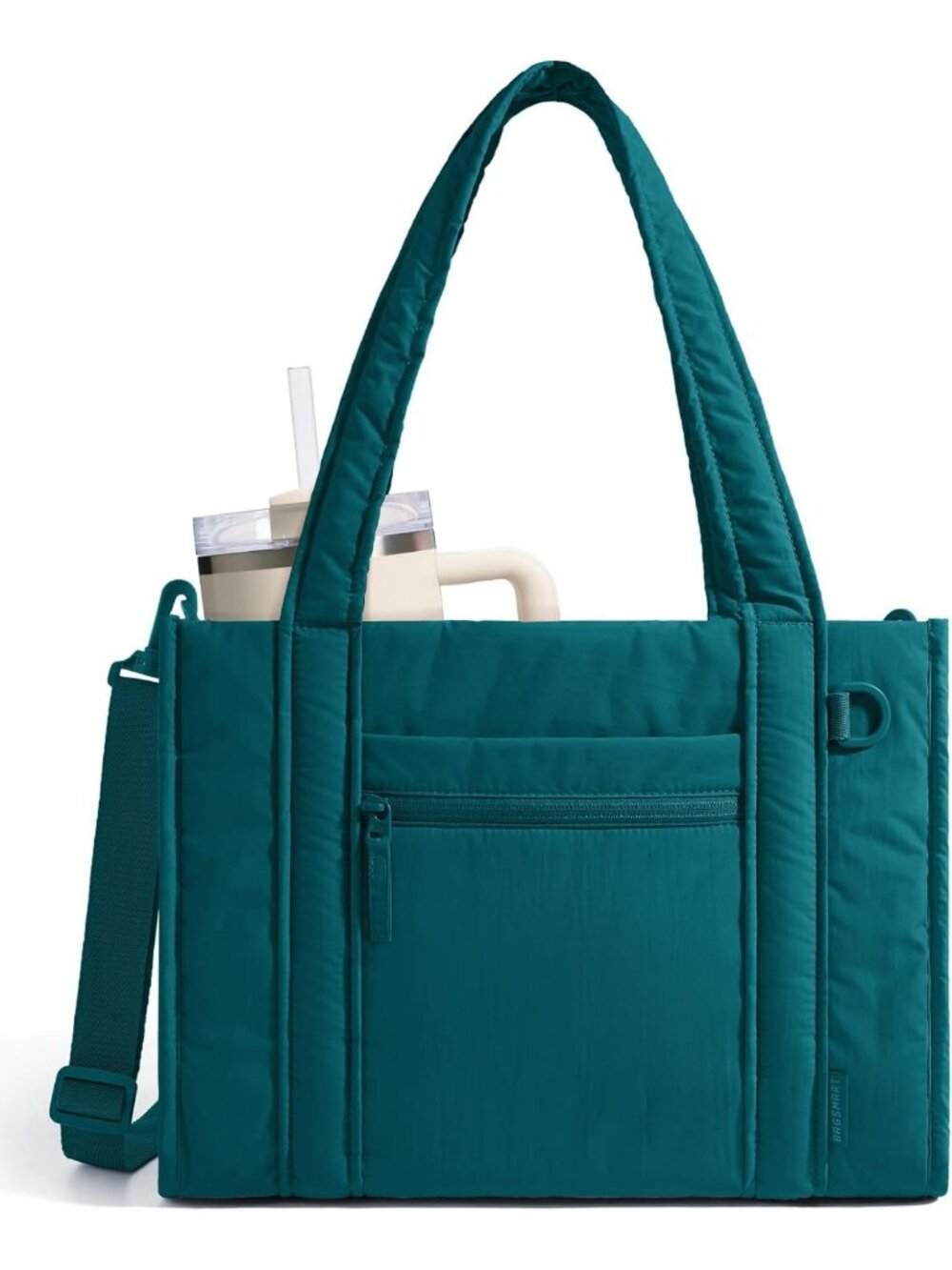 Stylish Boxy Tote Bag for Women, Versatile Crossbody Work Bag with Zipper